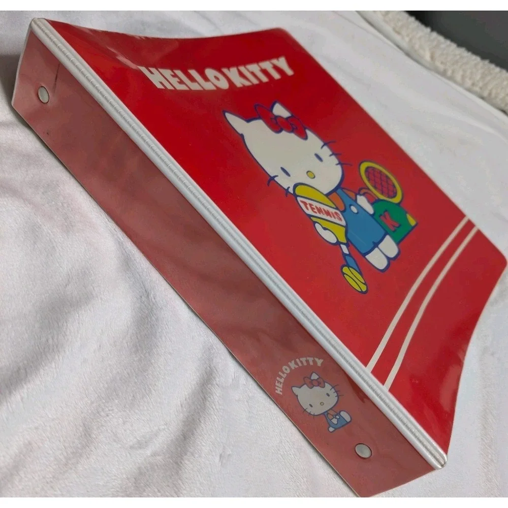 Vintage Hello Kitty 1981 3 Ring Binder And 1985 Calendar Sanrio 1980s 80s